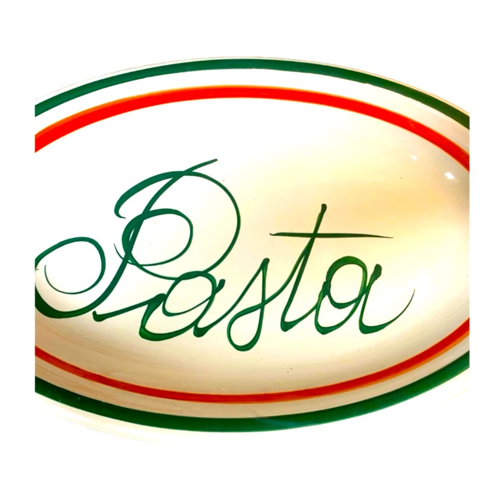 Large pasta serving platter